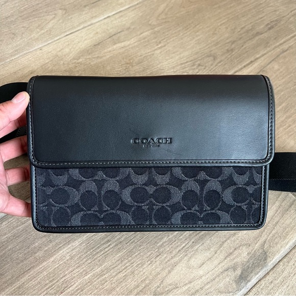 Coach Turner Flap Crossbody In Signature Denim - Picture 2 of 9